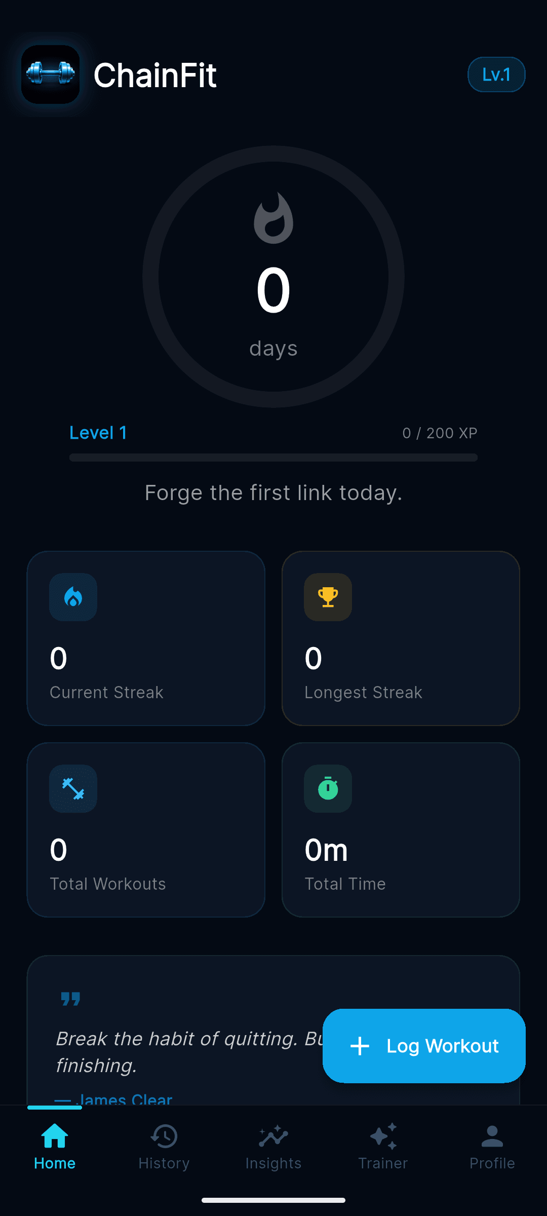 ChainFit screenshot 2